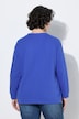 Sweater, Schriftmotiv, V-Ausschnitt, Langarm