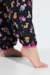 Pyjama, Stickerei, V-Ausschnitt, Halbarm