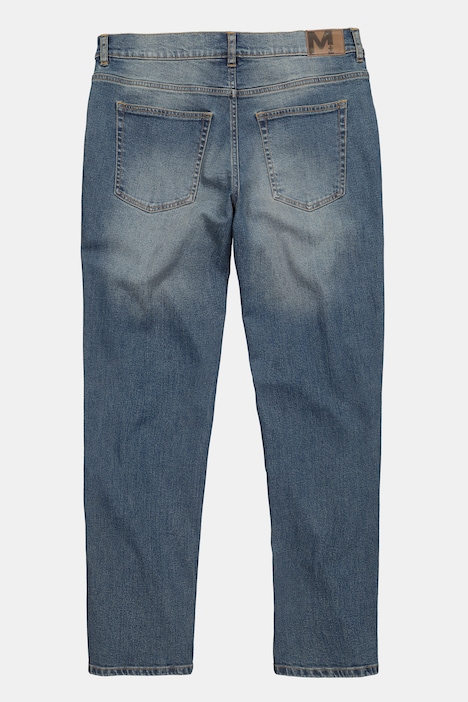 Jeans Bauchfit, Dirty Denim, Loose Fit, 5-Pocket, bis 72