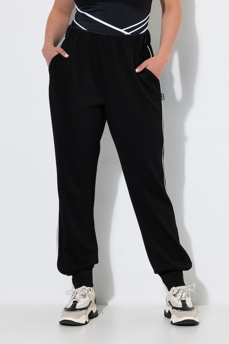 Jogginghose, Zierfalte, Elastikbund, Taschen