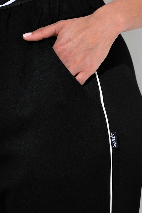 Jogginghose, Zierfalte, Elastikbund, Taschen
