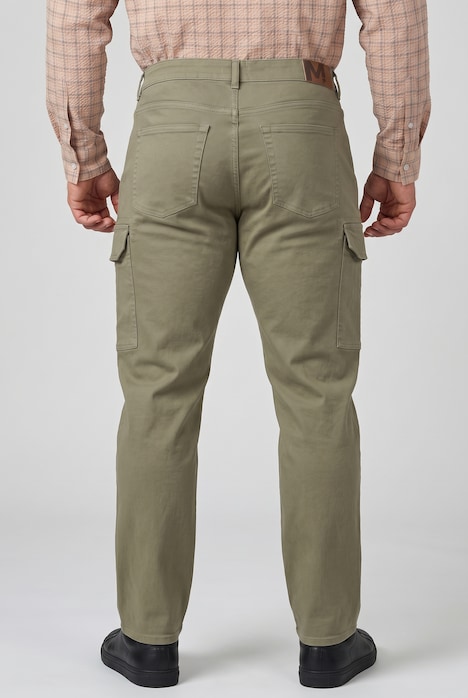 Cargo-colorjeans, loose fit, cargozakken, tot 72