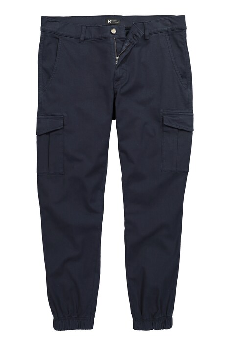 Twill-Cargohose, Bauchfit, Straight Fit, Klappentaschen, bis 72