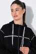 Sweatjacke, Piping, Kapuze, Langarm, Daumenloch