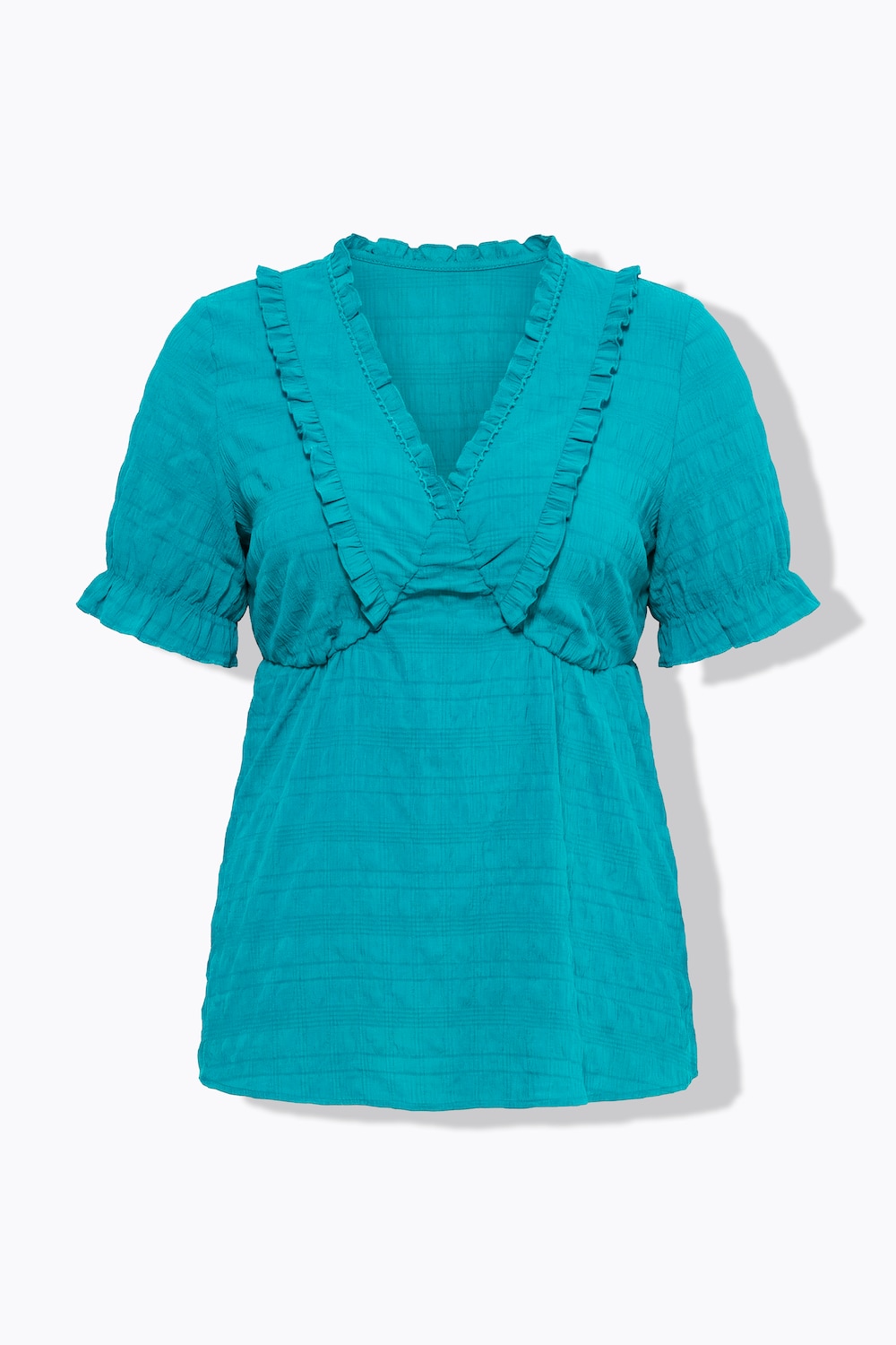 Stora storlekar Blus, Dam, grön, storlek: 60, Polyester, Mia Moda
