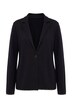 Strickblazer, Glitzereffekt, tailliert, Reverskragen, Langarm