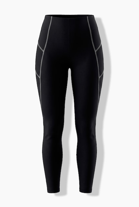 Sport-Leggings, Reflektor-Bänder, Mesh-Taschen, recycelt