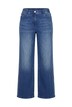 Jeans Mary, Ziernieten, weites Bein, Wascheffekte, Stretch