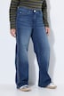 Jeans Mary, Ziernieten, weites Bein, Wascheffekte, Stretch
