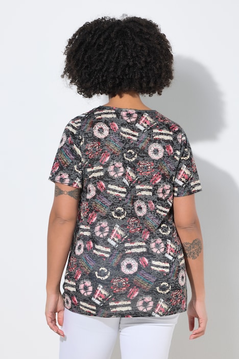 T-shirt, comfort fit, Donut-motief