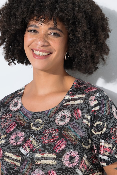 T-shirt, comfort fit, Donut-motief