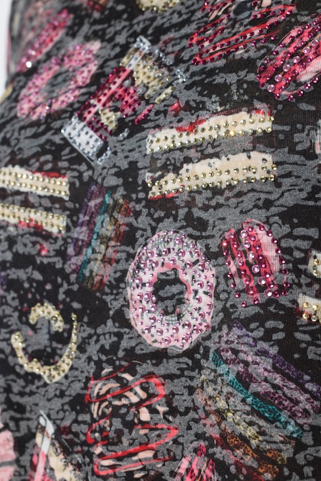 T-shirt, comfort fit, Donut-motief