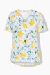 T-Shirt, A-Linie, Zitronenmuster, Halbarm