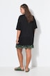 T-shirt i oversized modell och scuba-jersey