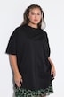 T-shirt i oversized modell och scuba-jersey