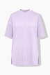 T-shirt i oversized modell och scuba-jersey