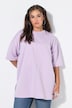 T-shirt i oversized modell och scuba-jersey