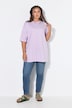 T-shirt i oversized modell och scuba-jersey