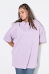 T-shirt i oversized modell och scuba-jersey