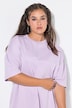 T-shirt i oversized modell och scuba-jersey