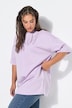 T-shirt i oversized modell och scuba-jersey