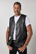 Leder-Weste, Leder, Lammnappa, 2 Taschen, bis 7 XL
