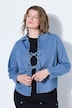 Giacca a camicia di jeans dal taglio oversize con allacciatura