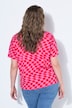 T-shirt dal taglio oversize con stampa a scacchi