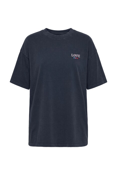 Tričko, oversize střih, potisky vpředu a vzadu, vintage look