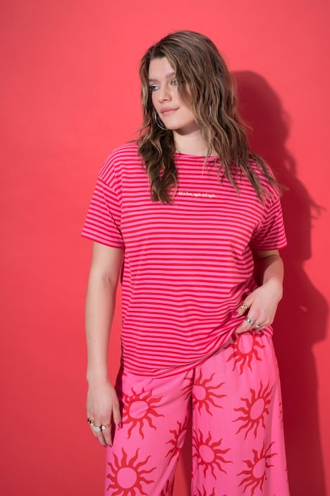 T-Shirt, oversized, Ringel, Statement