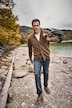 Sweatjacke, V-Ausschnitt, Knopfleiste, bis 8 XL