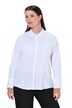 Hemdbluse, Perlenbänder, Hemdkragen, Langarm