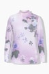Pullover, Pailletten, Stehkragen, Langarm