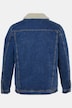 Jeansjacke, Denim, Teddykragen, Teddyfutter, bis 8 XL