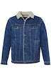Denim jacket, denim, teddy collar, teddy lining, up to 8XL
