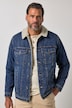 Jeansjacke, Denim, Teddykragen, Teddyfutter, bis 8 XL