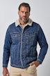 Jeansjacke, Denim, Teddykragen, Teddyfutter, bis 8 XL