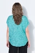 Blouse, oversized, met bloemen print