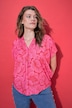 Blouse, oversized, met bloemen print