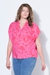 Blouse, oversized, met bloemen print