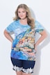 T-Shirt, Comfort Fit, Holiday-Motiv, Halbarm