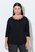 Punto-Shirt, Ziersteine, Classic, Rundhals, 3/4-Arm