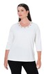 Punto-Shirt, Ziersteine, Classic, Rundhals, 3/4-Arm