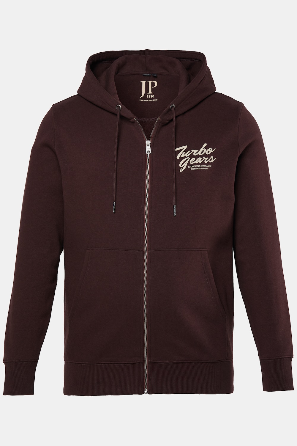 Sweatjacke, Kapuze, Print, bis 8 XL