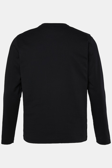 Men+ Langarmshirt, Print, bis 8 XL