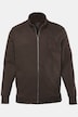 Sweatjacke, Musterbündchen, Zipper, bis 8 XL