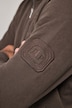 Sweatjacke, Musterbündchen, Zipper, bis 8 XL