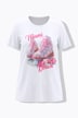 T-Shirt, Comfort Fit, Rollschuh-Motiv