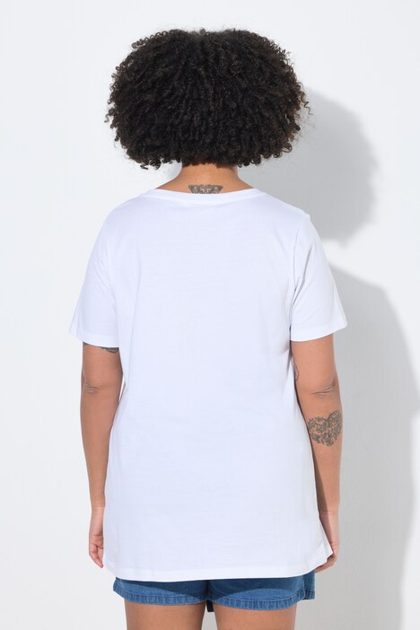 T-Shirt, Comfort Fit, Kaviar-Perlchen, Schriftzug