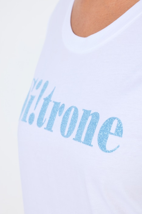 T-Shirt, Comfort Fit, Kaviar-Perlchen, Schriftzug
